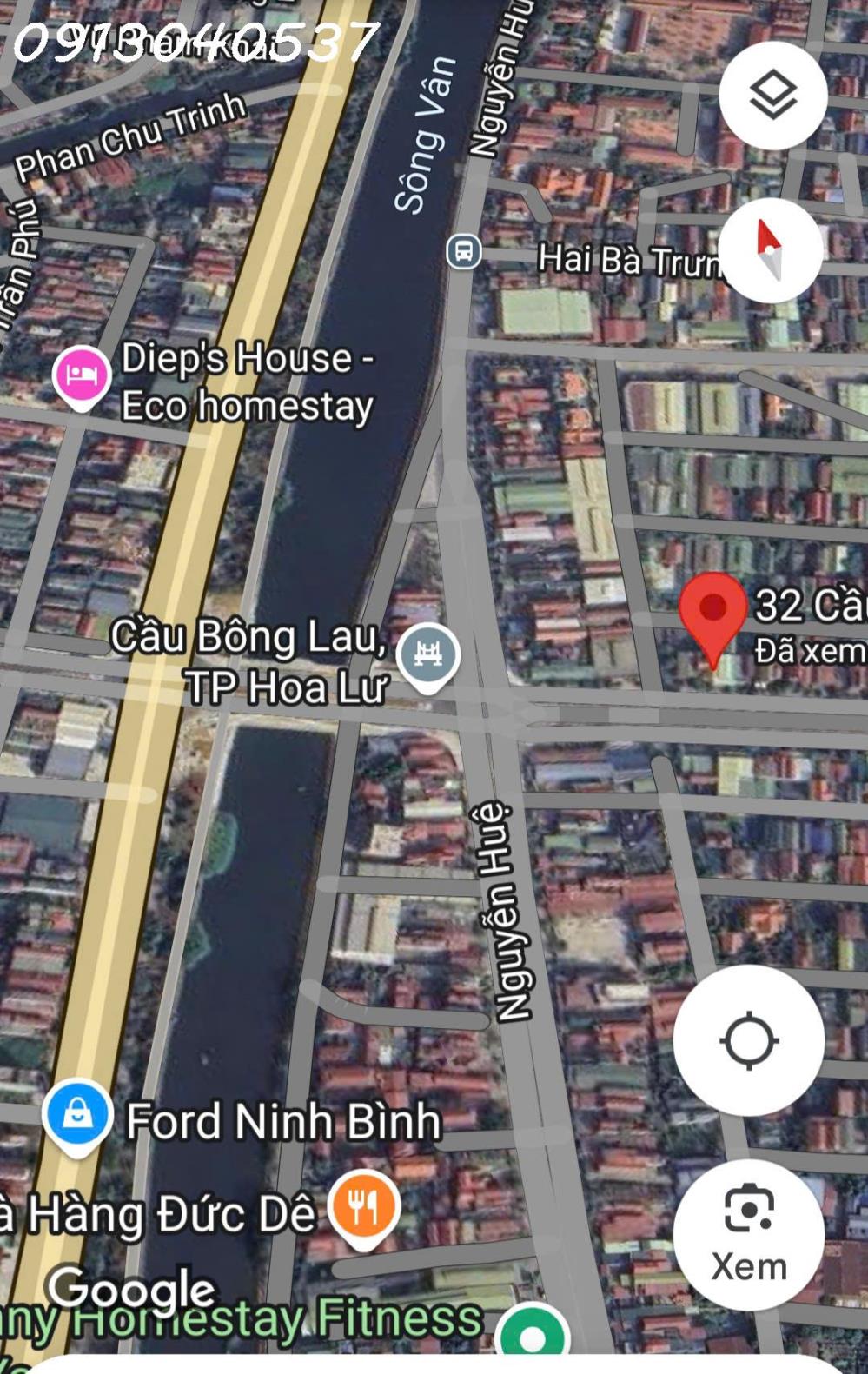 Chính chủ cần bán 75m2 đất mặt tiền phường Ninh Phong, TP. Hoa Lư, Ninh Bình2572114