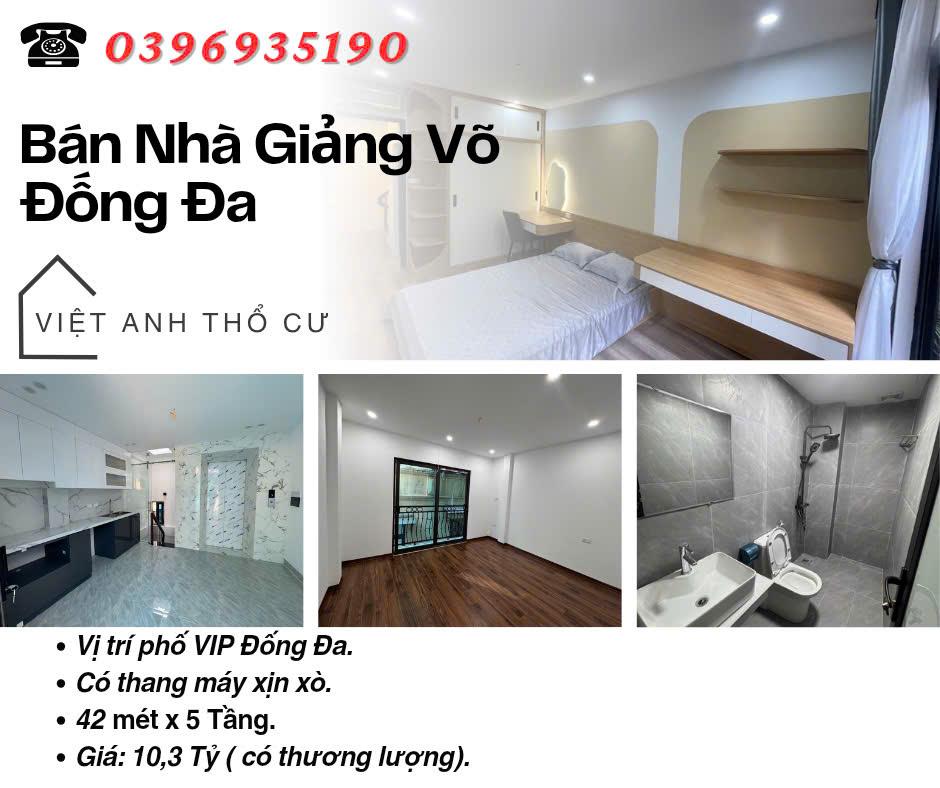 Bán nhà Phố Giảng Võ, Nhà Mới, Ngõ Thoáng,Thang Máy, 42mx5T, Giá: 10.3 Tỷ, Lh: 0396935190.2410223