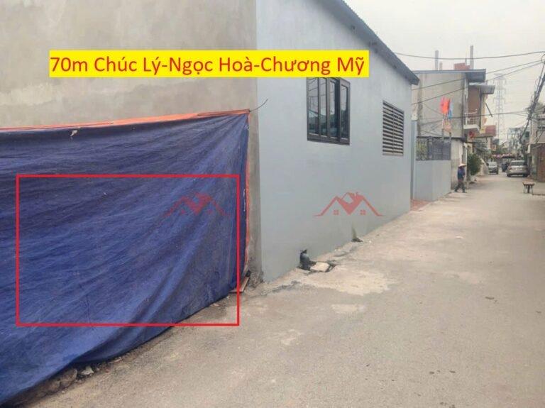 CHÍNH CHỦ BÁN LÔ ĐẤT 70M TẠI NGỌC HÒA-TT CHÚC SƠN-CHƯƠNG MỸ-HÀ NỘI2623191