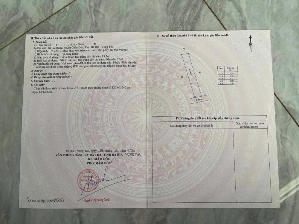 Xà bang khu dân cư chủ bán 2 nền nhà giá rẻ 8*27*80tc giá 750tr và 5*34*80tc giá 560tr2618692