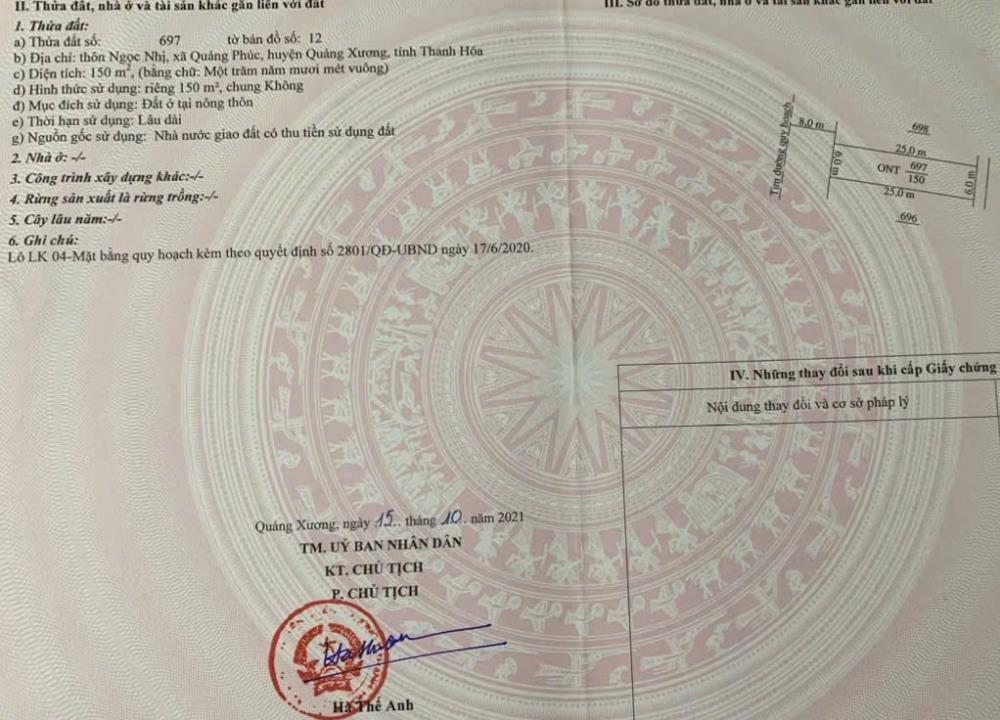 CHÍNH CHỦ BÁN 4 LÔ ĐẤT Thổ Cư LK - ĐẦU TƯ SINH LỜI - Giá Yêu Thương2536079