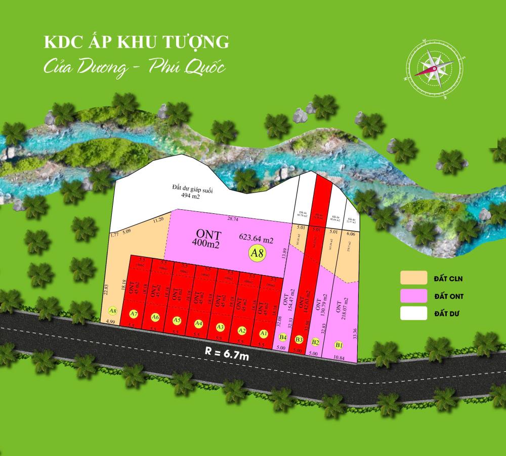 BÁN LÔ ĐẤT KHU TƯỢNG CỬA DƯƠNG PHÚ QUỐC THỔ CƯ 2TY400TR DT200m2 08328651162583060