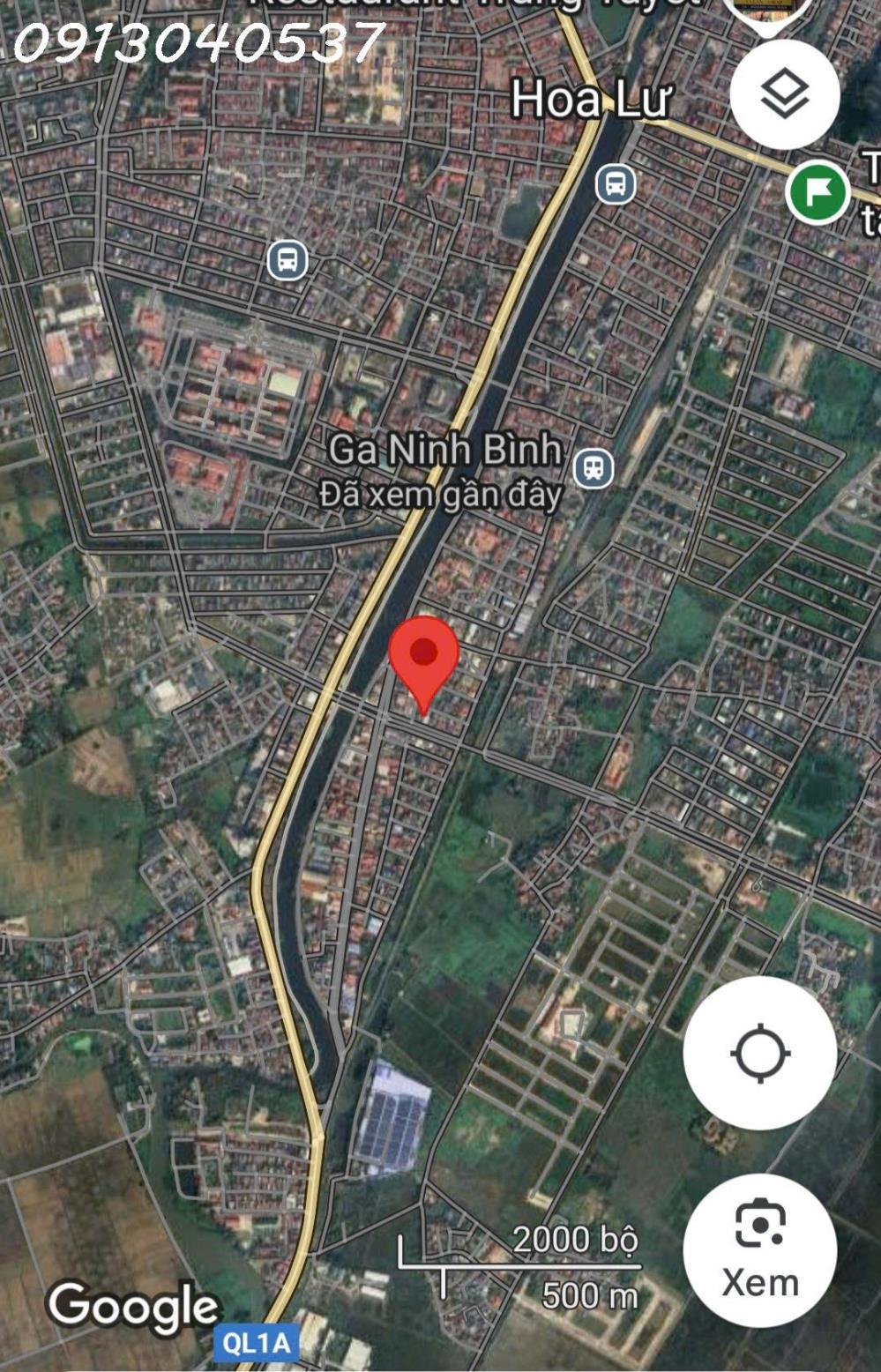 Chính chủ cần bán 75m2 đất mặt tiền phường Ninh Phong, TP. Hoa Lư, Ninh Bình2572115