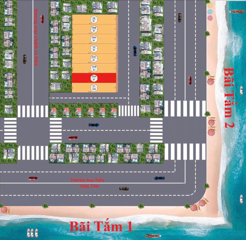 GIÁ CHỈ TỪ 1 TỶ /LÔ ĐẤT GIÁP QUẢNG TRƯỜNG BIỂN, GIÁP CÁC KHU NGHỈ DƯỠNG VÀ CÁC KHU CÔNG NGHIỆP KHÔNG ĐẦU TƯ Ở ĐÂY THÌ ĐẦU TƯ Ở ĐÂU.2588408