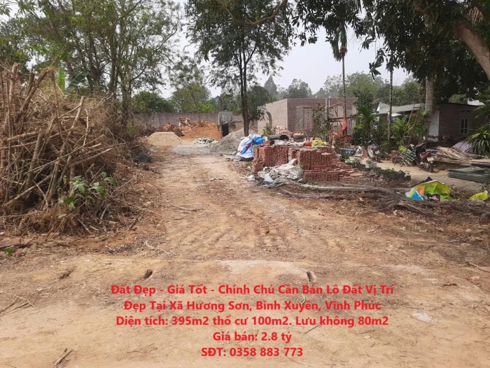 Đất Đẹp - Giá Tốt - Chính Chủ Cần Bán Lô Đất Vị Trí Đẹp Tại Xã Hương Sơn, Bình Xuyên, Vĩnh Phúc2580126