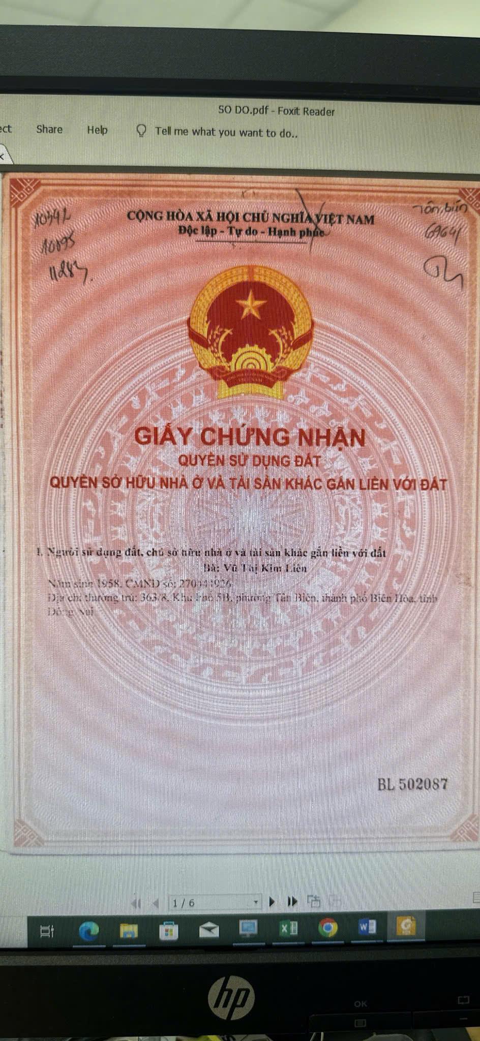 BÁN NHÀ GẤP KP5B - TÂN BIÊN, BIÊN HOÀ, ĐỒNG NAI - LH: 0919.681.828 (A. QUỐC)2644733