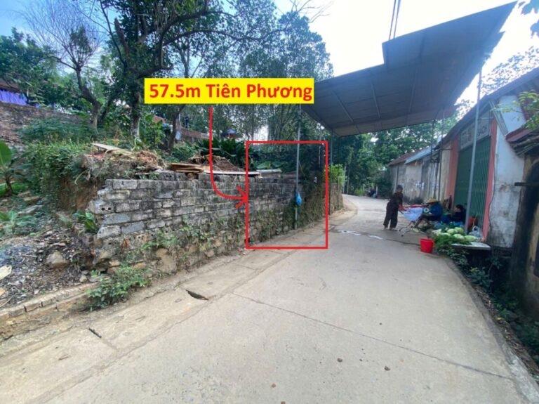 CHÍNH CHỦ BÁN LÔ ĐẤT 57,5M TẠI TIÊN PHƯƠNG-GIÁP TT CHÚC SƠN-CHƯƠNG MỸ2613204