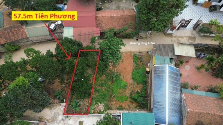 CHÍNH CHỦ BÁN LÔ ĐẤT 57,5M TẠI TIÊN PHƯƠNG-GIÁP TT CHÚC SƠN-CHƯƠNG MỸ2613205
