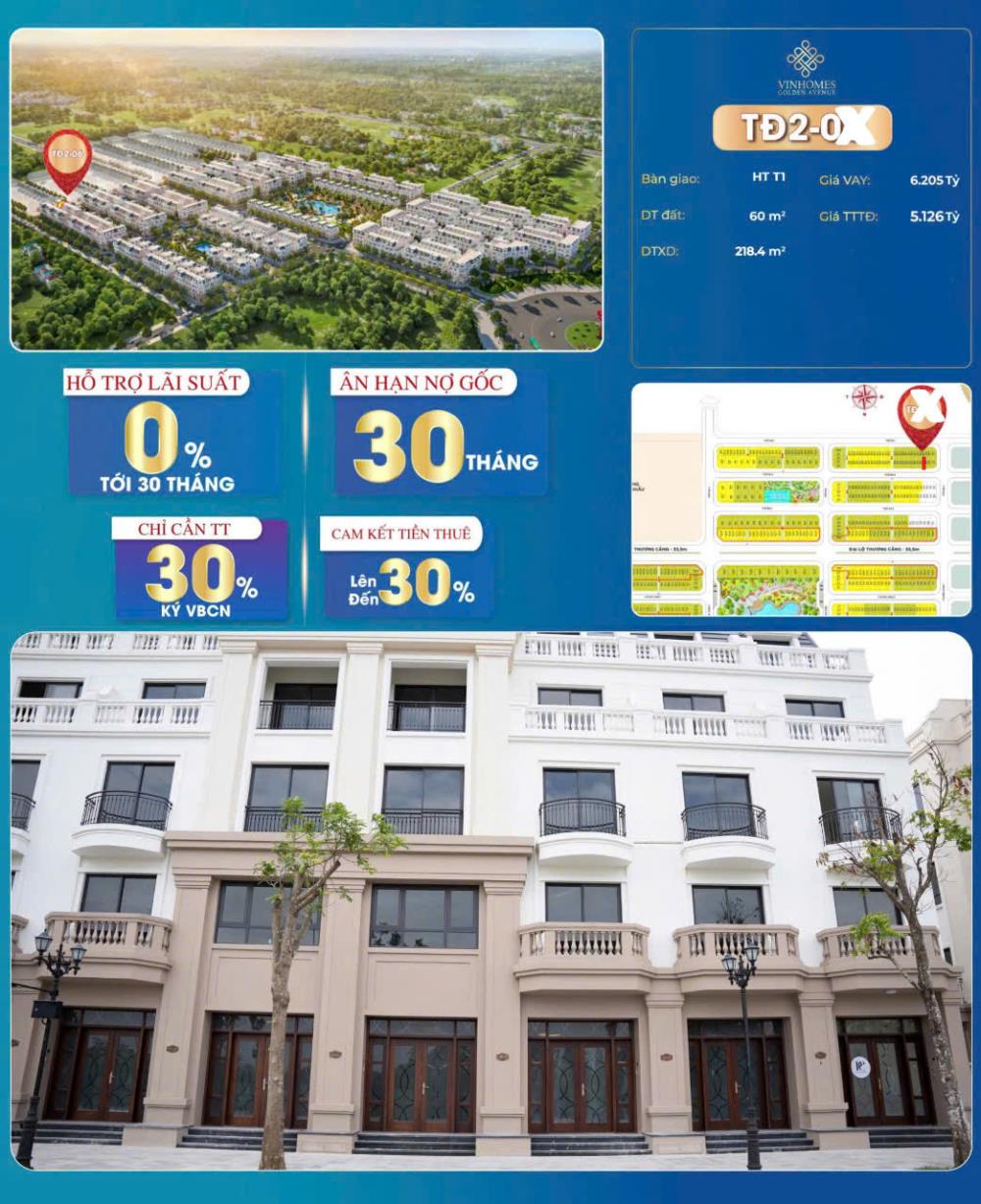 SIÊU PHẨM THẤP TẦNG VINHOMES TĐ2-0X Cam kết tiền thuê 30% trong 5 năm2323152