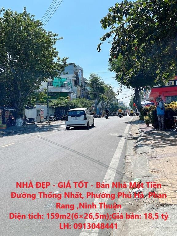 NHÀ ĐẸP - GIÁ TỐT - Bán Nhà Mặt Tiền Đường Thống Nhất, Phường Phủ Hà  Phan Rang ,Ninh Thuận2421033