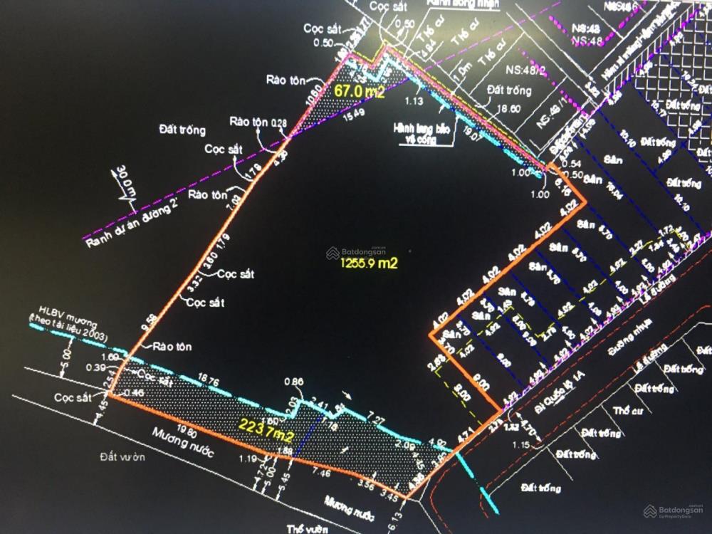 Bán đất 1500m2 tại Tỉnh lộ 43, 40 tỷ, 1500m2, giá rẻ so với thị trường. Có thể phân lô2639667