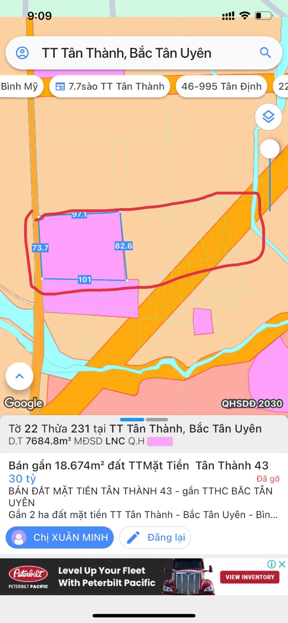 CHÍNH CHỦ ĐỊNH CƯ NƯỚC NGOÀI CẦN BÁN GẤP ĐẤT 2 MẶT TIỀN TẠI TÂN THÀNH 43, TÂN UYÊN, BÌNH DƯƠNG2669172
