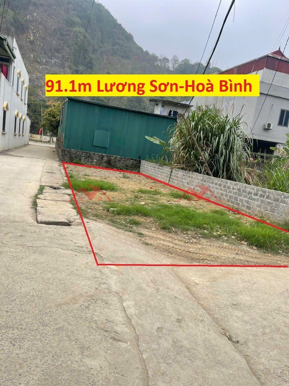 CHÍNH CHỦ BÁN LÔ ĐẤT 91,1M TẠI TT LƯƠNG SƠN-HÒA BÌNH2598194
