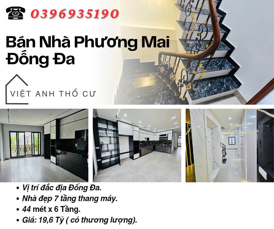 Bán nhà Phố Phương Mai_Dòng Tiền Siêu Đỉnh_7 Tầng Thang Máy_44mx6T_Giá: 19.6 Tỷ_Lh: 0396935190.2456711