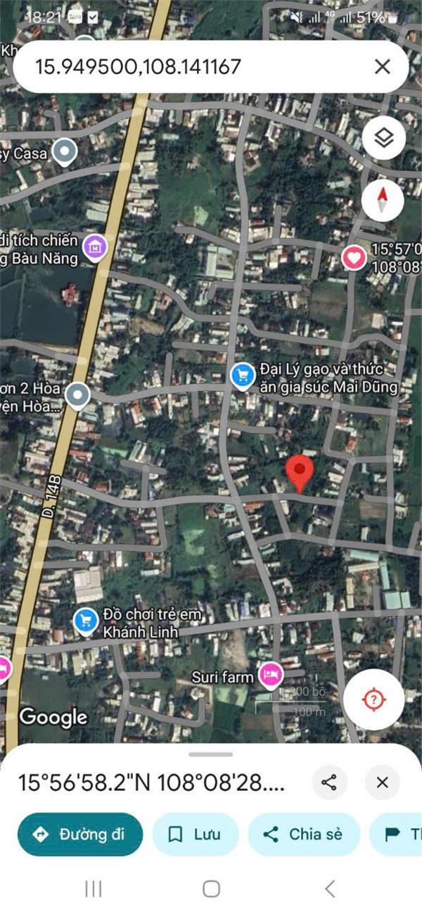 ĐẤT ĐẸP - MẶT TIỀN - Chính Chủ Cần Bán Lô Đất Thôn Phú Sơn 1, Xã Hòa Khương, Hòa Vang, Đà Nẵng.2628923