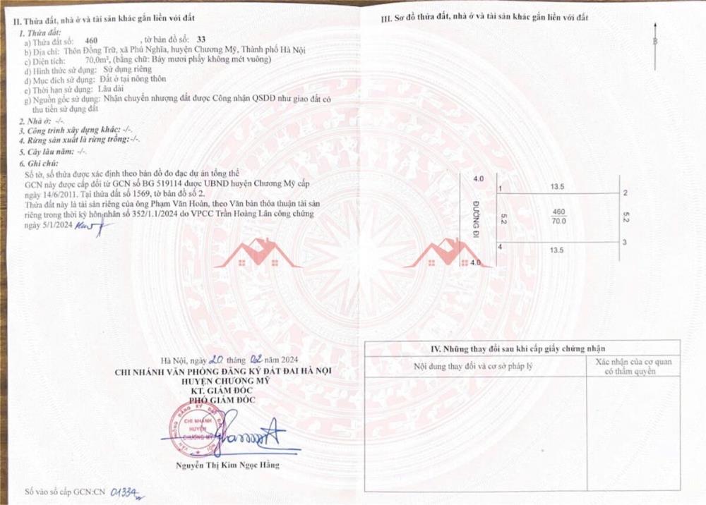 CHÍNH CHỦ BÁN LÔ ĐẤT 70M TẠI PHÚ NGHĨA-GẦN KHU CÔNG NGHIỆP PHÚ NGHĨA-CHƯƠNG MỸ-HÀ NỘI2620449