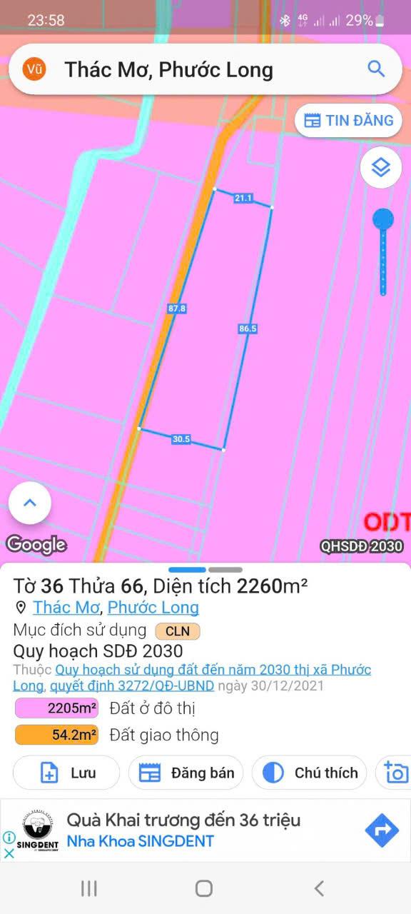 ĐẤT ĐẸP - GIÁ TỐT Chính Chủ Cần Bán Nhanh Đất Phường Thác Mơ Thị Xã Phước Long, Bình Phước2465126