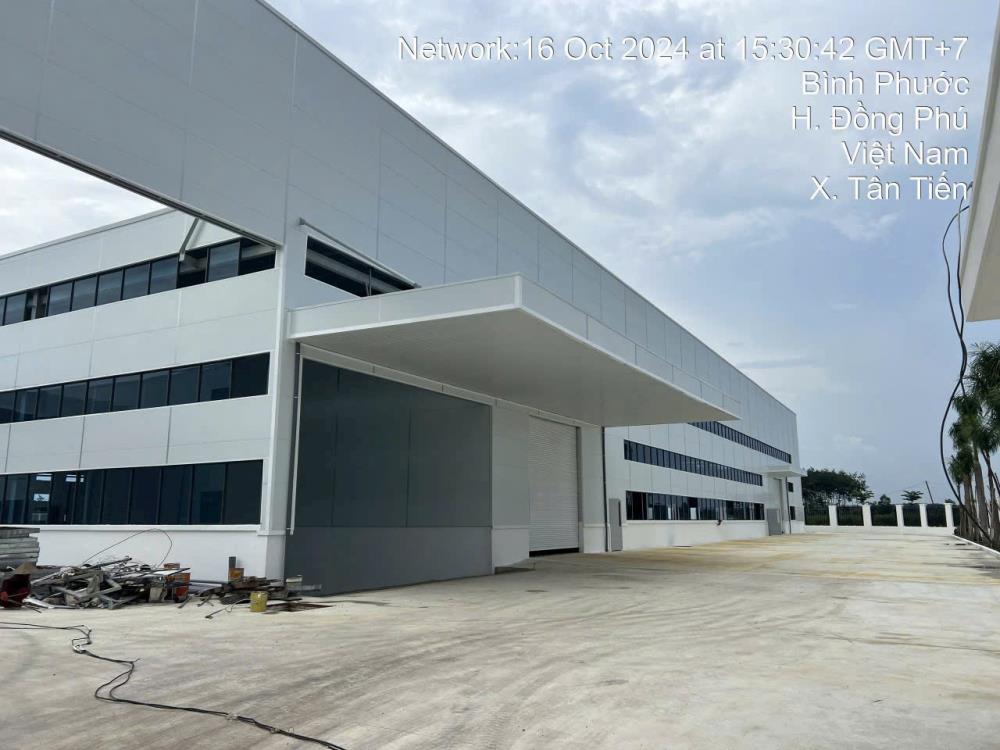 Cho thuê xưởng KCN Bình Phước Nhà xưởng mới xây dựng xong trong KCN :2400792
