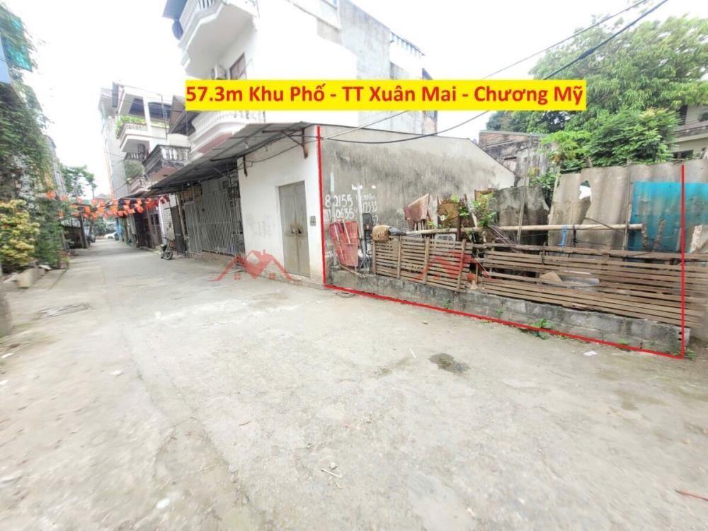 CHÍNH CHỦ BÁN LÔ ĐẤT 57,3M TẠI TT XUÂN MAI-CHƯƠNG MỸ-HÀ NỘI2626626