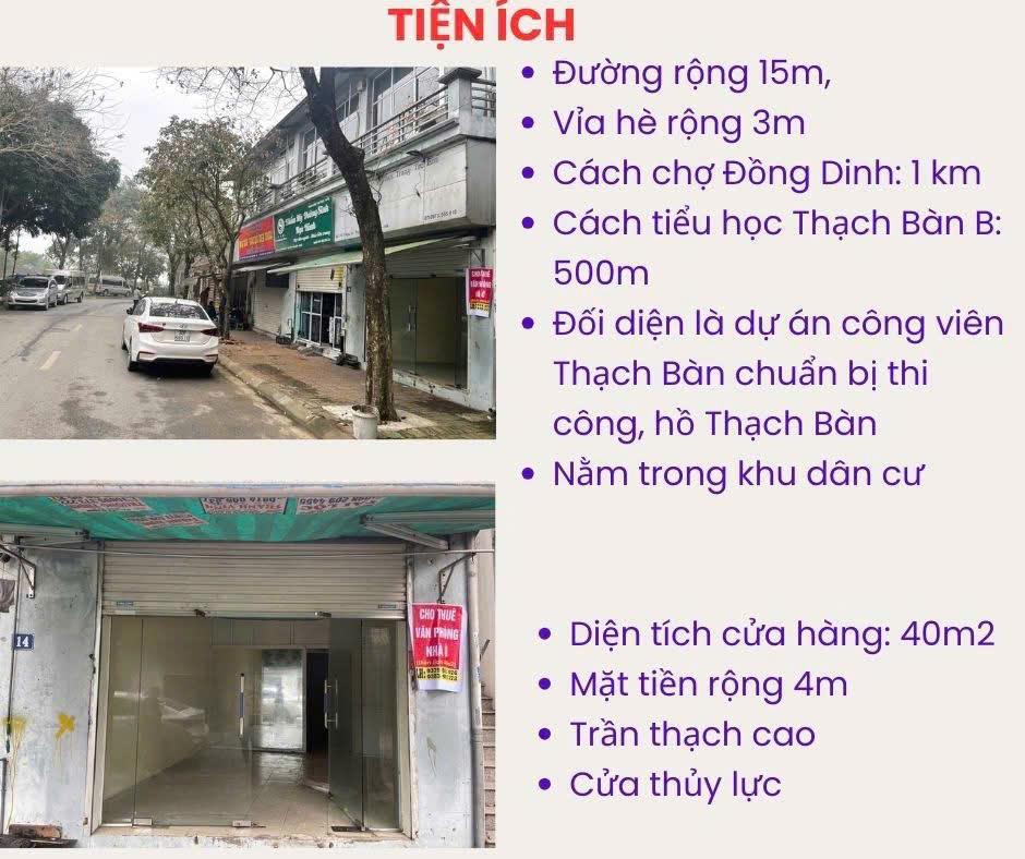 Cho thuê cửa hàng kiot tại Đường Đồng Dinh - Phường Thạch Bàn - Quận Long Biên - Hà Nội2502892