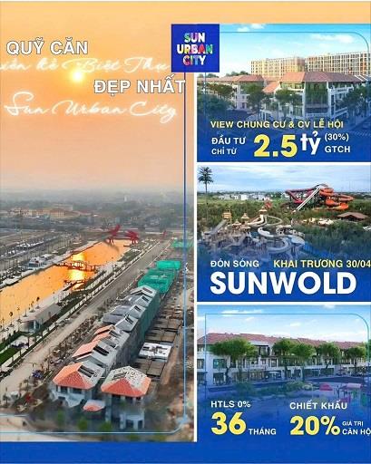 LIỀN KỀ & BIỆT THỰ SUN URBAN CITY HÀ NAM2626168