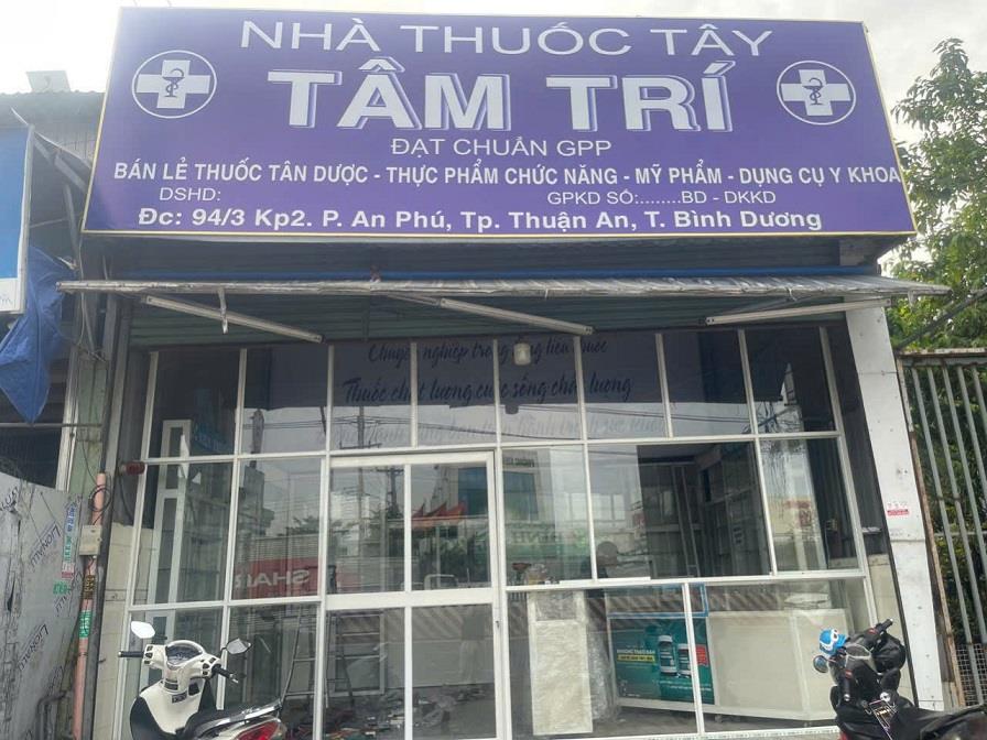 CHÍNH CHỦ CẦN SANG NHƯỢNG LẠI NHÀ THUỐC VÀ MẶT BẰNG MT DT743,CÁCH CỔNG VSIP 1 10 CĂN NHÀ  TẠI TP THUẬN AN, TỈNH BÌNH DƯƠNG2384020