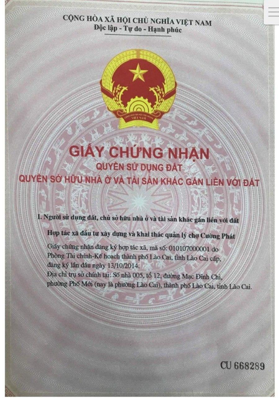 Chỉ Từ 288 Triệu/ Kiot - Đầu Tư Ngay Tại Chợ Cửa Khẩu Lào Cai2342785