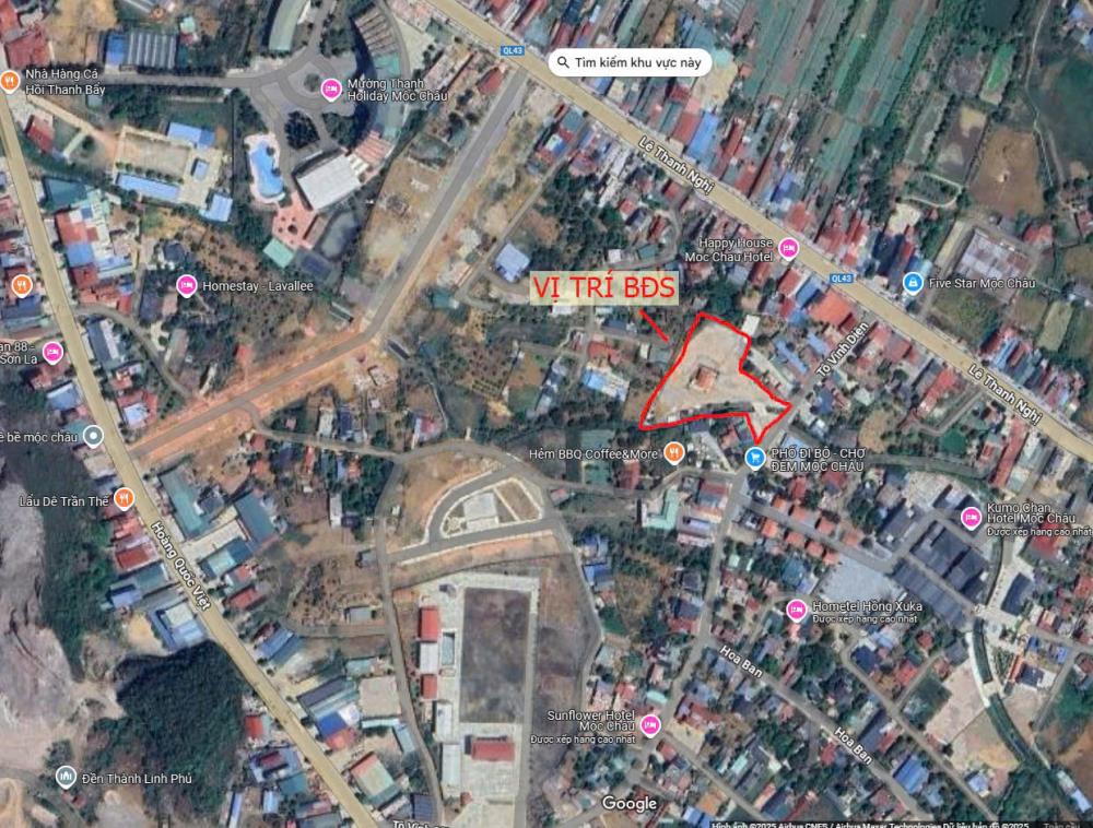 VỊ TRÍ KIM CƯƠNG – 5150M2 ĐẤT TRUNG TÂM THỊ XÃ MỘC CHÂU – MẶT TIỀN 30M, ĐỐI DIỆN PHỐ ĐI BỘ - CHỢ ĐÊM2534781