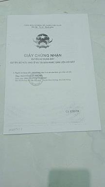 CHÍNH CHỦ CẦN BÁN LÔ ĐẤT TẠI HUYỆN ĐƠN DƯƠNG- TỈNH LÂM ĐỒNG2476740