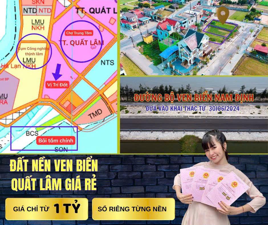 Em cần bán lô đất 90m2 thị trấn quất lâm nhỉnh 1 tỷ2602793