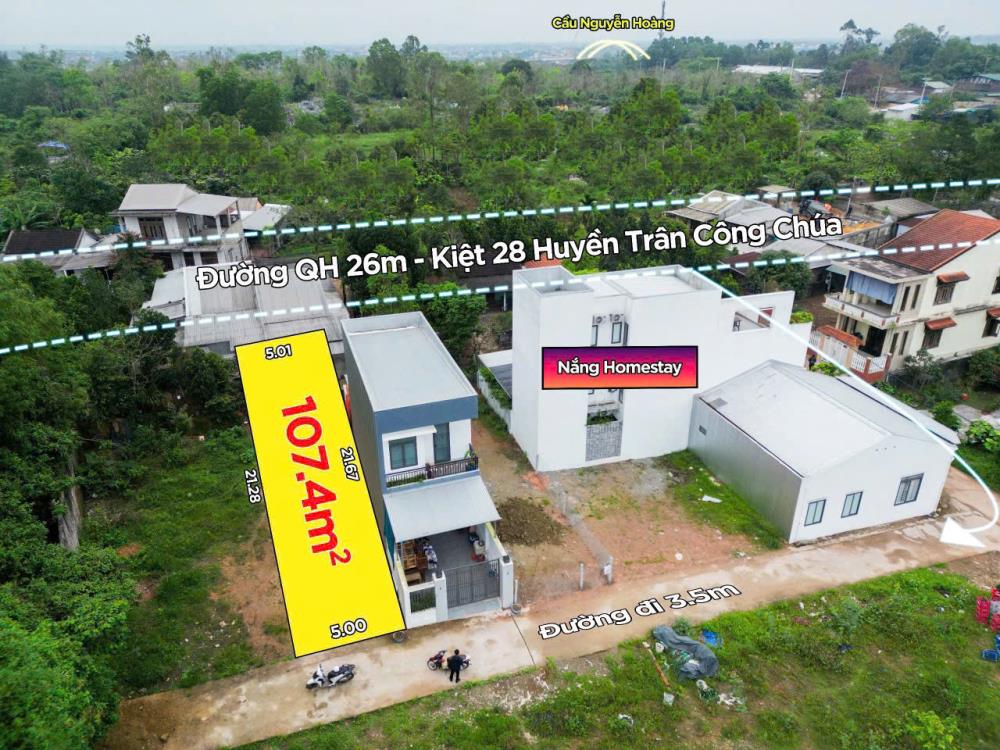 💥 Cần bán lô đất đẹp kiệt xe hơi Huyền Trân Công Chúa - TP Huế2620374
