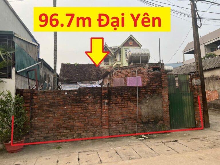 CHÍNH CHỦ BÁN LÔ ĐẤT 96,7M TẠI ĐÂỊ YÊN-CHƯƠNG MỸ-HÀ NỘI2620896