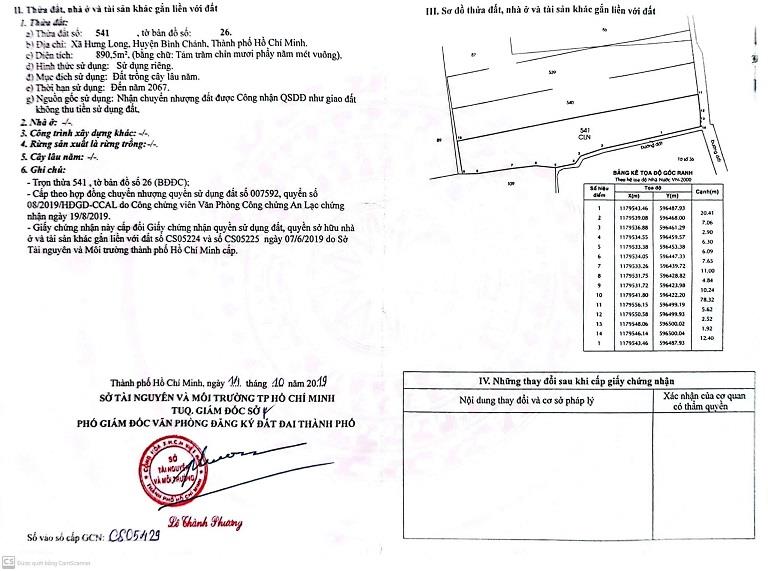 Chính Chủ Bán Gấp Lô Đất Trồng Cây Lâu Năm Xã Hưng Long - Bình Chánh - Hồ Chí Minh2333137