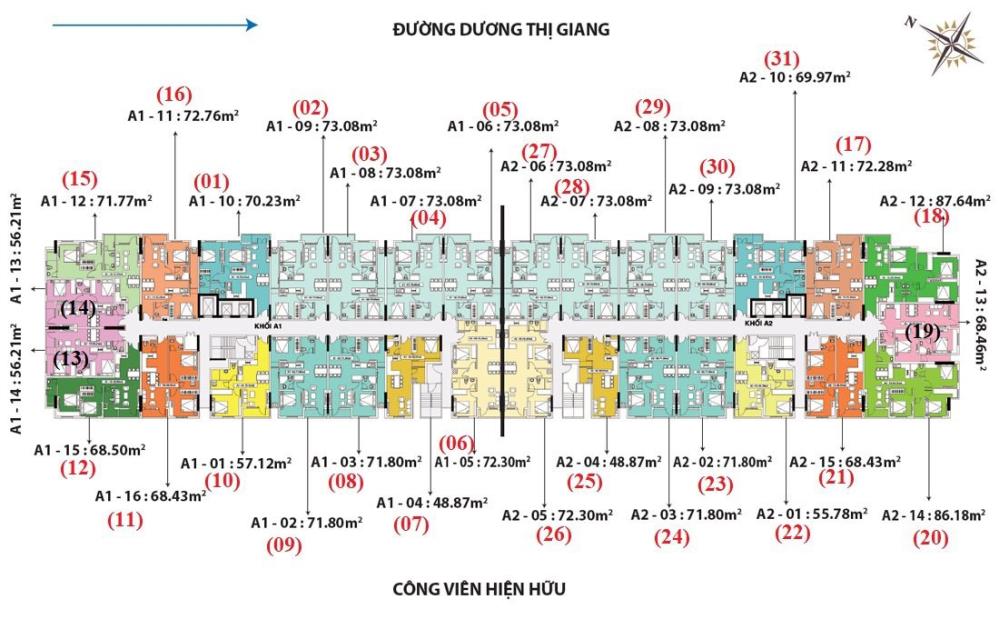 Bán CHUNG CƯ Moscow Tham Lương - 73m2 - 2.2 tỷ - Vào ở ngay!2674674