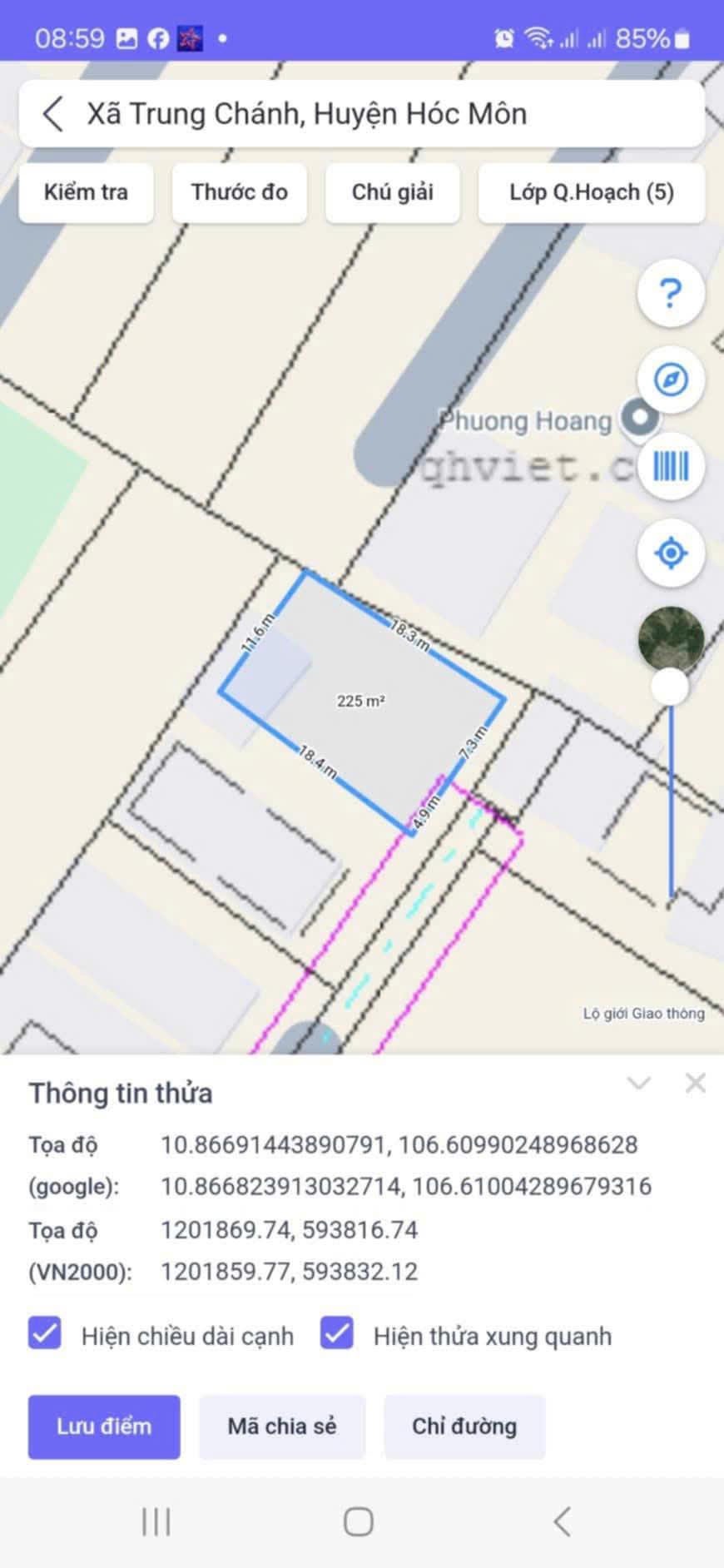 Chính chủ cần bán Đất thổ cư đường Giác Đạo. Trung Chánh. Hóc Môn2412104
