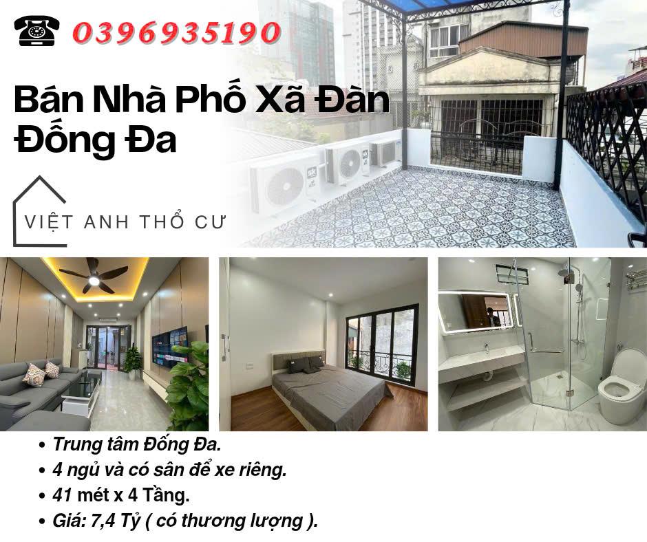 Bán nhà Xã Đàn_Bốn Phòng Ngủ_Có Sân Để Xe_41mx4T_Giá: 7.4 Tỷ_Lh: 0396935190.2595409