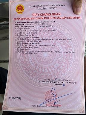 CHÍNH CHỦ CẦN BÁN NHÀ 4 TẦNG – ĐƯỜNG LÊ ĐỨC THỌ – SÁT BIỂN ĐÀ NẴNG ♦2625459