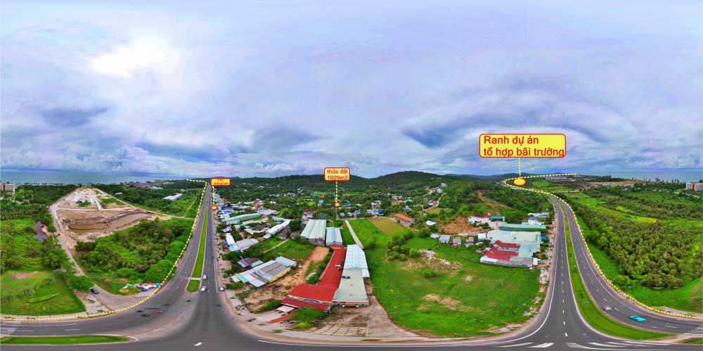 Bán đất thổ cư trung tâm Bãi Trường - Phú Quốc (1000m² - 300m² thổ cư) - Giá tốt, vị trí đẹp2541673