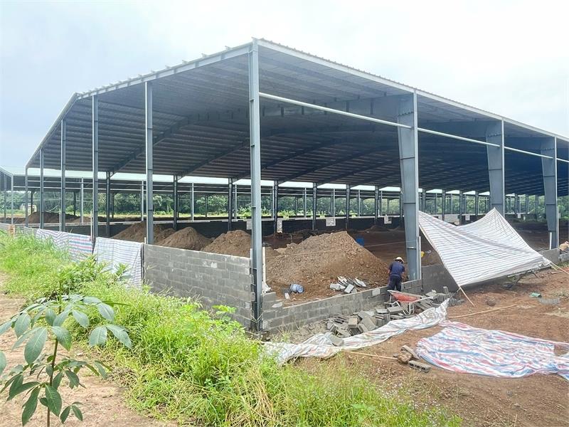 chuyển nhượng nhà xưởng đang hoàn thiện, hạ tầng khung thép kiên cố, đơn giá hợp lý2602110