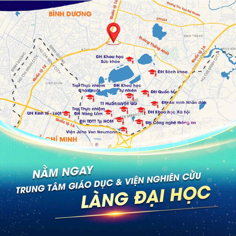 Bán CH 2PN, 2WC, 60m2 tại Bcons City, Dĩ An, Bình Dương, giá TT 500 triệu2611448