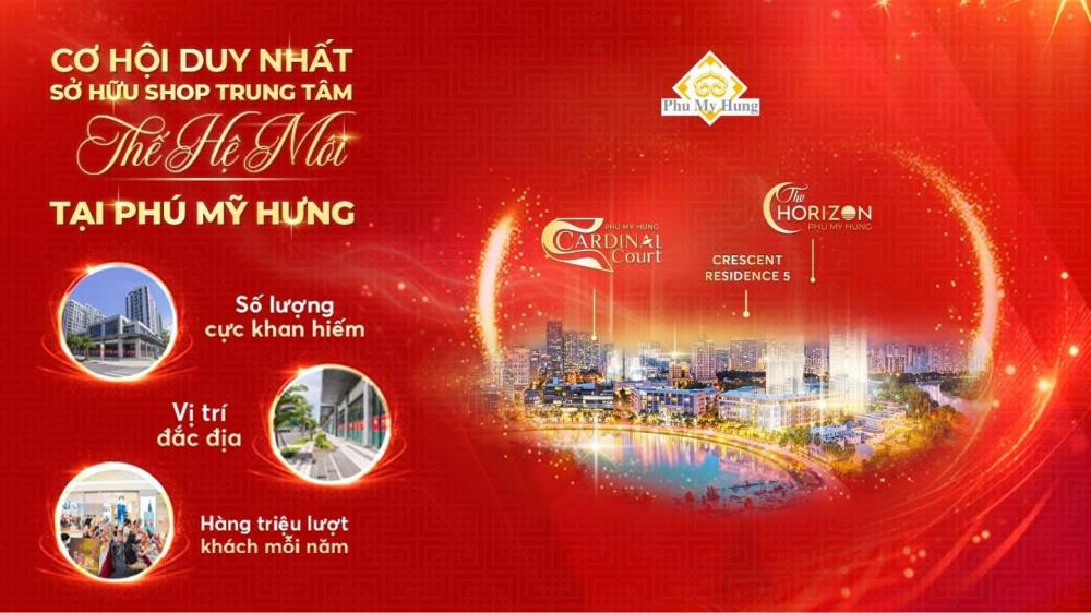 BÁN SHOPHOUSE THE HORIZON PHÚ MỸ HƯNG, 177M2, 2 TẦNG, 8X9. MUA TT CĐT, LS 0%. CK CAO2679880