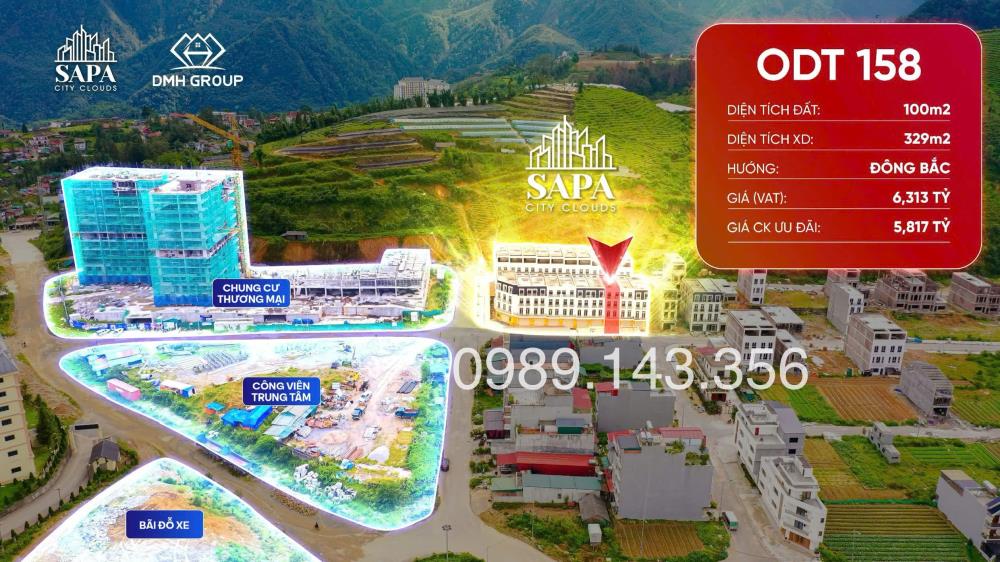 Bán căn Liền Kề khu hành chính mới SaPa, xây sẵn 4 tầng. Giá ưu đãi.2450852