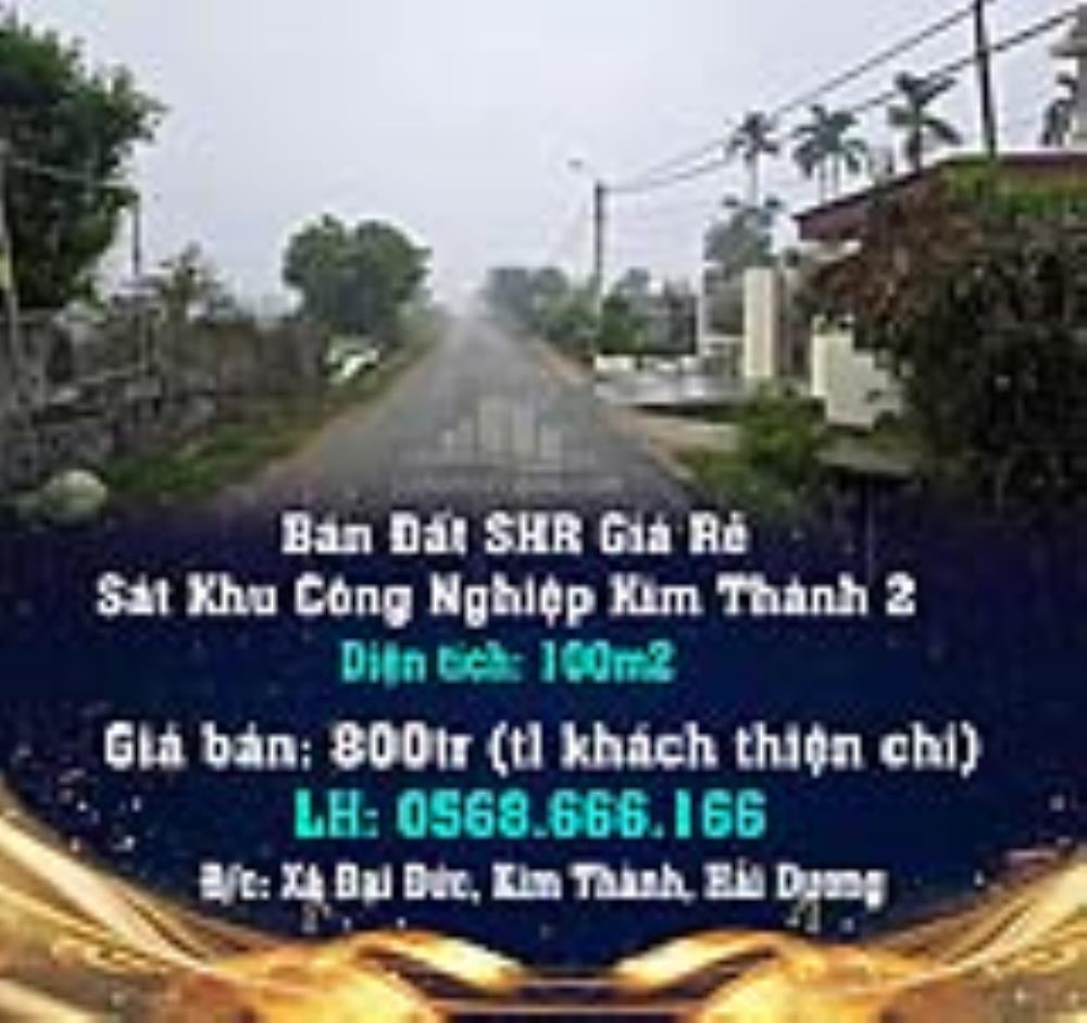 Chính Chủ Bán Đất SHR Giá Rẻ Sát Khu Công Nghiệp Kim Thành 22425837