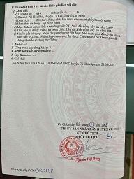 CHÍNH CHỦ CẦN BÁN ĐẤT TẠI - CỦ CHI TP HỒ CHÍ MINH2605424
