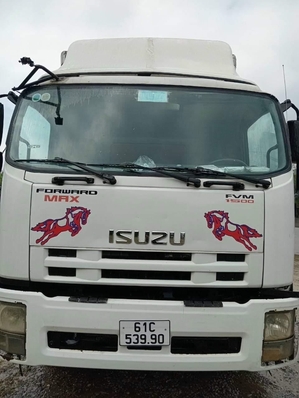 Bán xe Izuzu đời 2010 tải 15t thùng kín dài 8.1m cao 2m53... 1392308