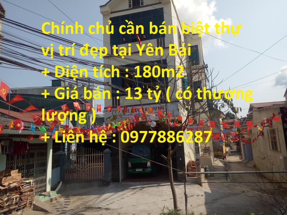 Chính chủ cần bán biệt thự phường Yên Thịnh , thành phố Yên Bái565765