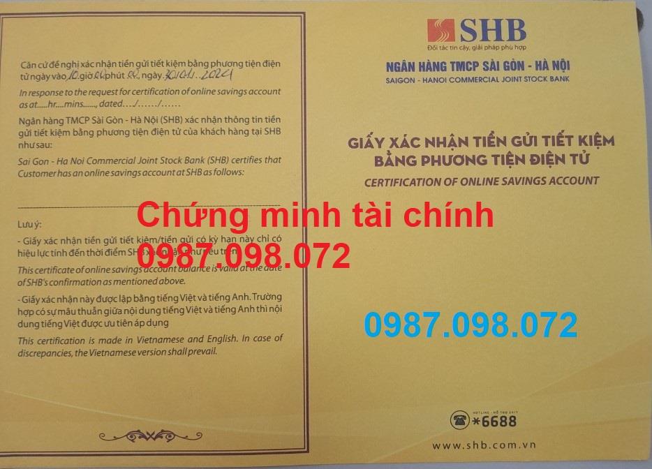Chứng minh tài chính tại Hà Tĩnh1473085