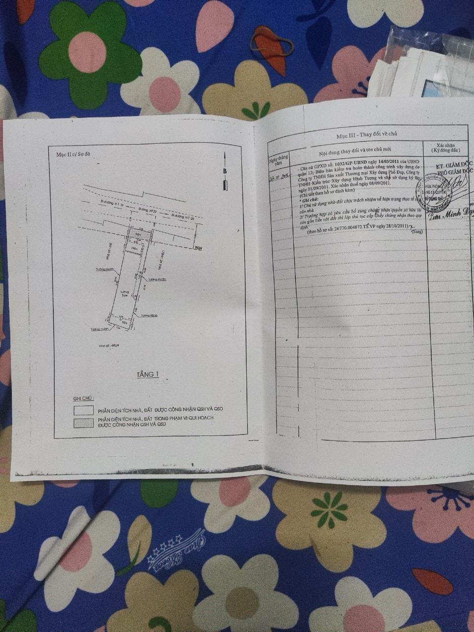 GIÁ TỐT - CHÍNH CHỦ Cần Bán Nhanh Căn Nhà Mặt Tiền  Đẹp Vị Trí Tại Quận 12, TP HCM1970429