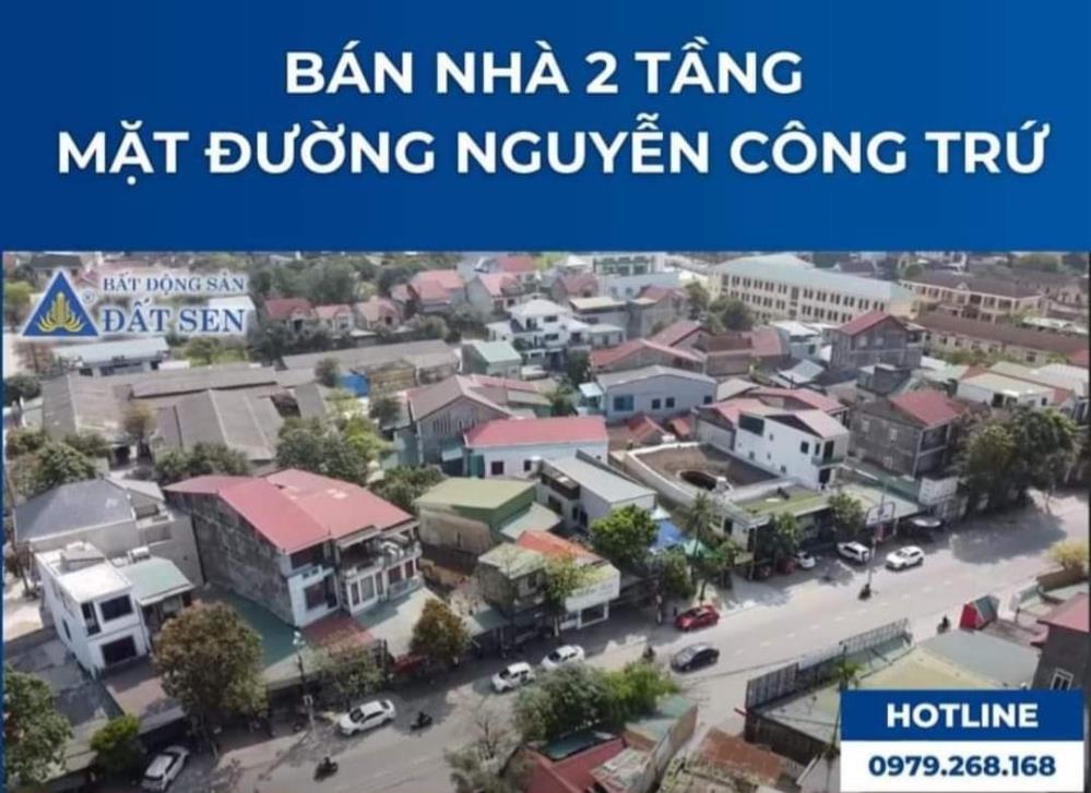 Nhà 2 tầng mặt đường Nguyễn Công Trứ, Phường Tân Giang, TP. Hà Tĩnh.330481