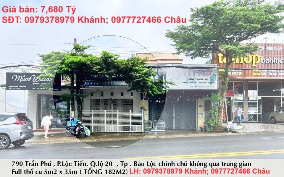 CHÍNH CHỦ cần bán nhanh căn nhà 2 mặt tiền tại tp Bảo Lộc, hướng Đông Nam, vượng khí1521436